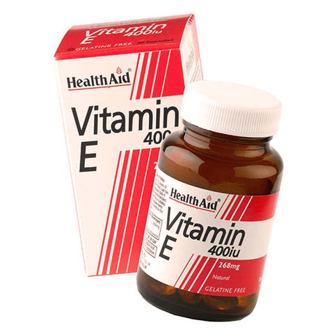Health Aid Vitamin E Soft Gelattin Capsule 400 I.U 30 PC