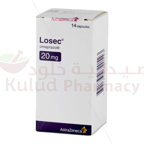 Buy Losec Hard Capsule 20 Mg 14 PC Online - Kulud Pharmacy