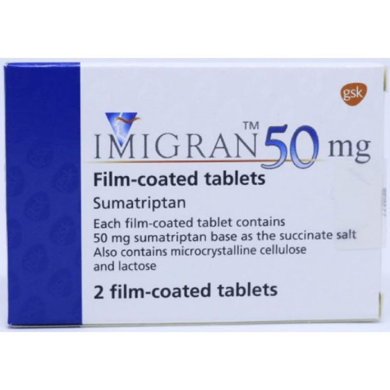 Imigran Kit Imigran Tablet 50 Mg 2 PC | Kulud Pharmacy