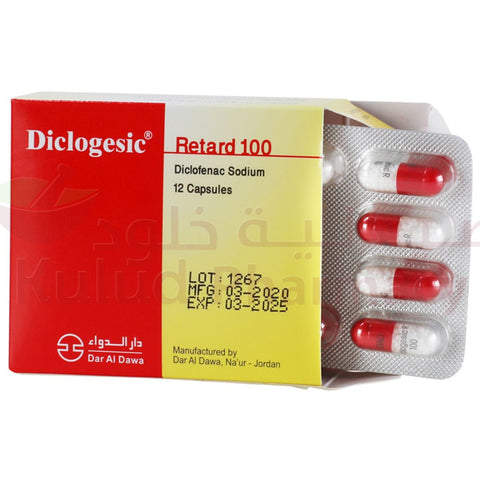 Buy Diclogesic Modified-Release Capsule, Hard 100 Mg 12 PC Online - Kulud Pharmacy