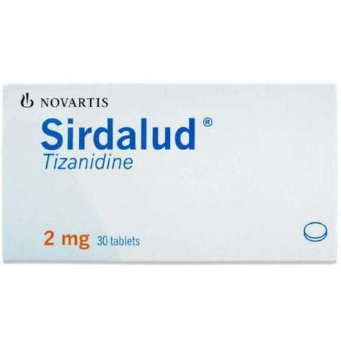 Buy Sirdalud Tablet 2 Mg 30 PC Online - Kulud Pharmacy