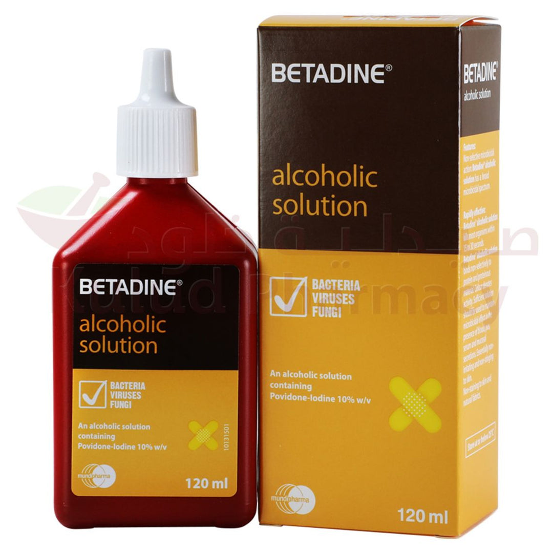 Betadine Alcoholic Solution 120 ML | Kulud Pharmacy