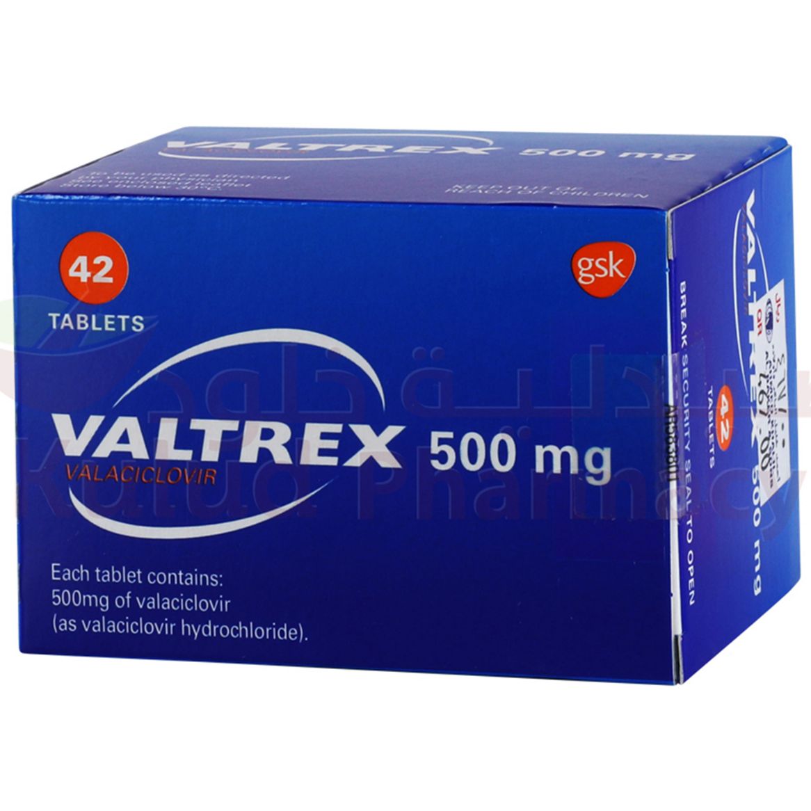 Valtrex Tablet 500 Mg 42 PC | Kulud Pharmacy
