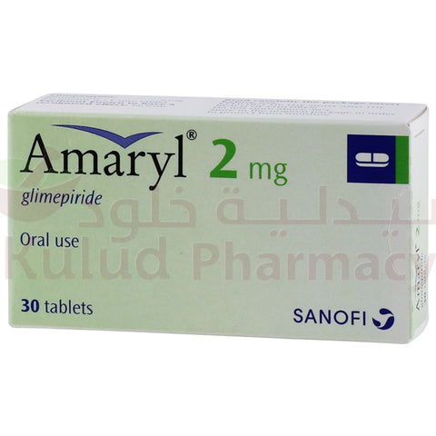 Buy Amaryl Tablet 2 Mg 30 PC Online - Kulud Pharmacy