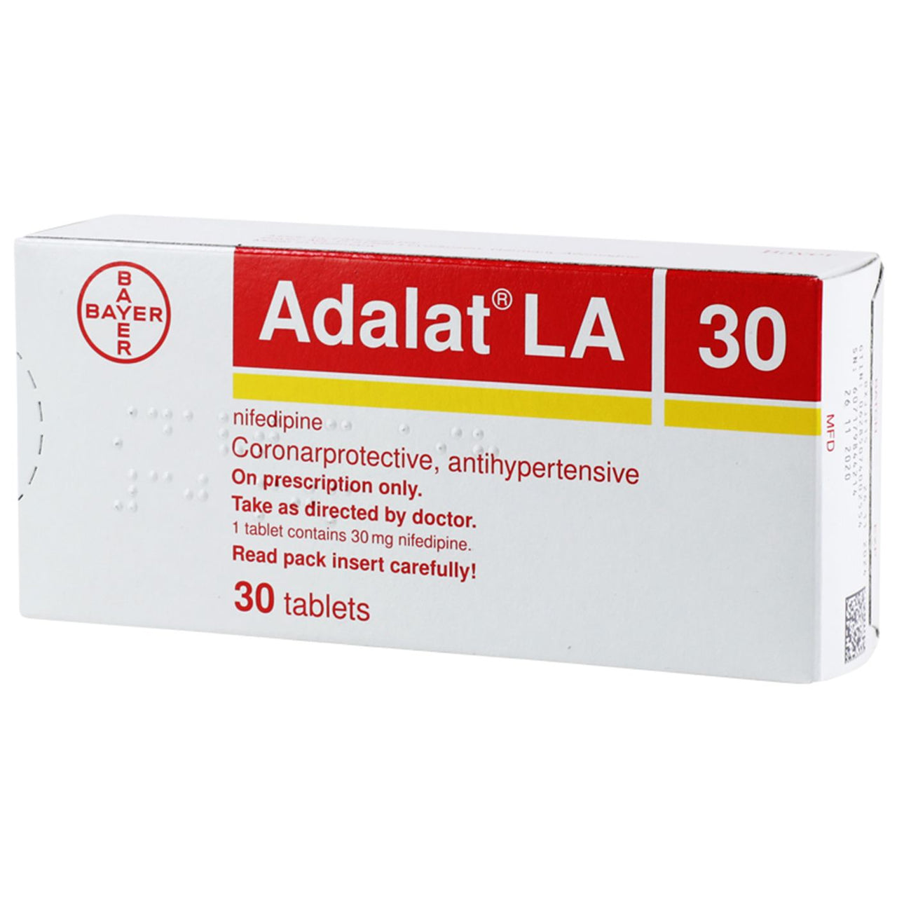 Adalat Prolonged-Release Tablet 30 Mg 30 PC | Kulud Pharmacy