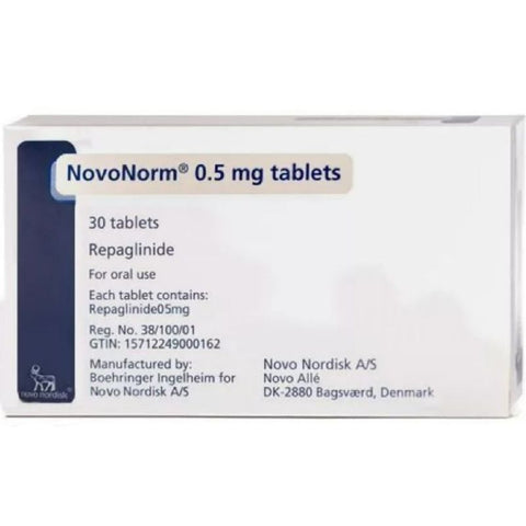 Buy Novonorm Tablet 0.5 Mg 30 PC Online - Kulud Pharmacy