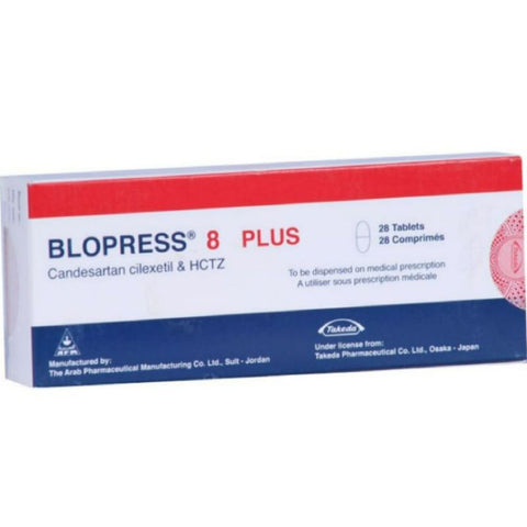 Buy Blopress Tablet 8 Mg 28 PC Online - Kulud Pharmacy