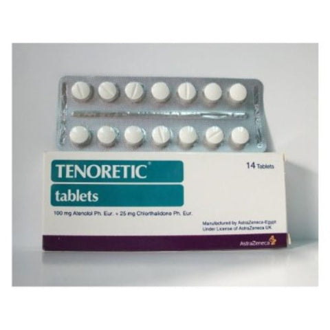 Buy Tenoretic Tablet 100/25 Mg 28 PC Online - Kulud Pharmacy