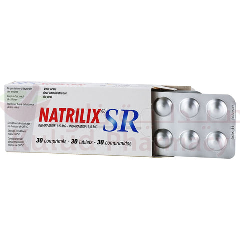 Natrilix Sr Tablet 1.5 Mg 20 PC | Kulud Pharmacy