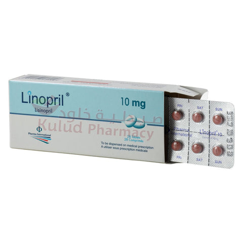 Buy Linopril Tablet 10Mg 28 PC Online - Kulud Pharmacy