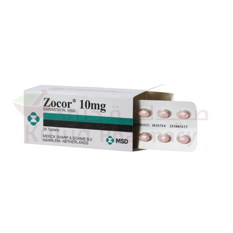 Buy Zocor Tablet 10 Mg 30 PC Online - Kulud Pharmacy