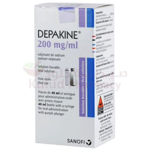 Depakine Solution 200 Mg 40 ML | Kulud Pharmacy