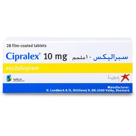 Buy Cipralex Tablet 10 Mg 28 PC Online - Kulud Pharmacy