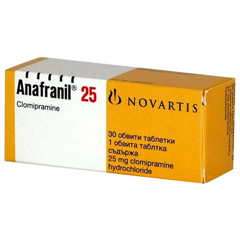 Buy Anafranil Tablet 25Mg 30 PC Online - Kulud Pharmacy
