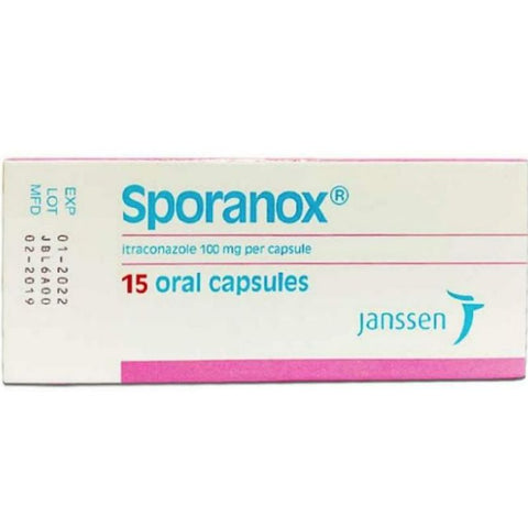 Buy Sporanox Capsule 100 Mg 15 PC Online - Kulud Pharmacy