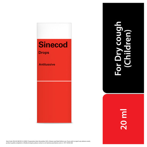 Buy Sinecod Oral Drops 20 ML Online - Kulud Pharmacy