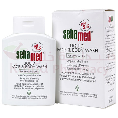 Buy Sebamed Face Body Wash 200 ML Online - Kulud Pharmacy