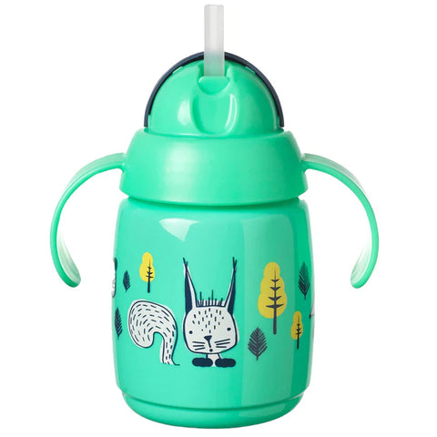 Tommee Tippee Superstar Trainer Straw Cup 300Ml (Green)