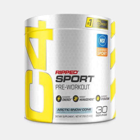 Buy CELLUCOR C4 SPORT RIPPED 30 SERVINGS ARCTIC SNOW CONE Online - Kulud Pharmacy