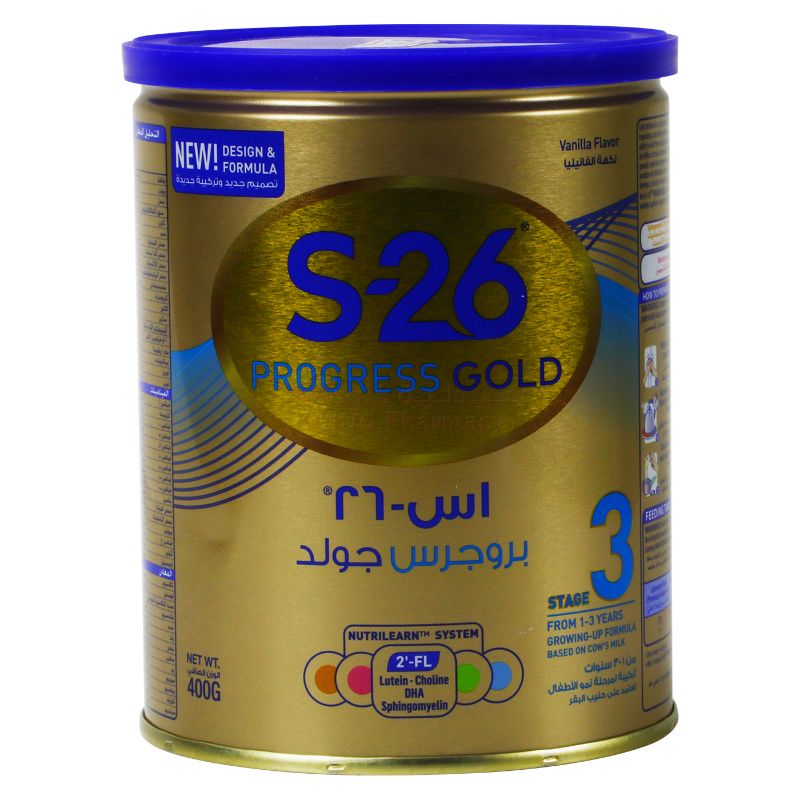 S-26 Progress Gold 3 Milk Formula 400 GM | Milk Formula S-26 Progress Gold 3 Milk Formula 400 GM | Milk Formula