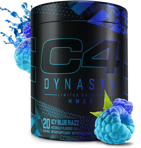 Buy CELLUCOR C4 DYNASTY MMXX 20 SERVINGS ICY BLUERAZZ 570 G Online - Kulud Pharmacy