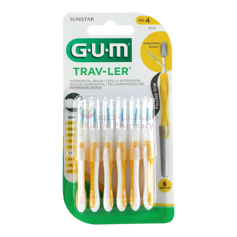 Buy Butler Gum Traveler Interdental Brush 6 PC Online - Kulud Pharmacy