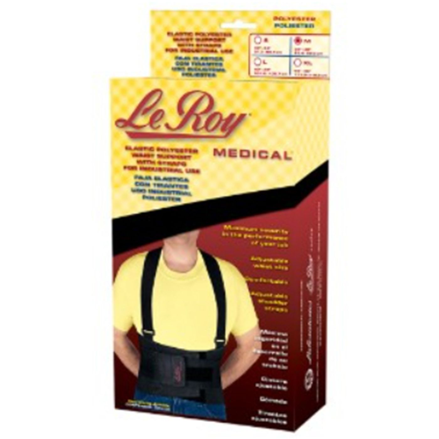 Le Roy Xl Elastic Belt Support 1 PC | Slimming & Shaping Le Roy Xl Elastic Belt Support 1 PC | Slimming & Shaping