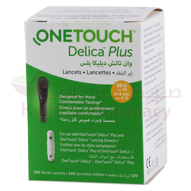 One Touch Delica Lancet 100 PC | Sugar Kits Accessories One Touch Delica Lancet 100 PC | Sugar Kits Accessories
