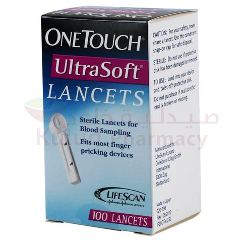 One Touch Ultra Soft Lancet 100 PC