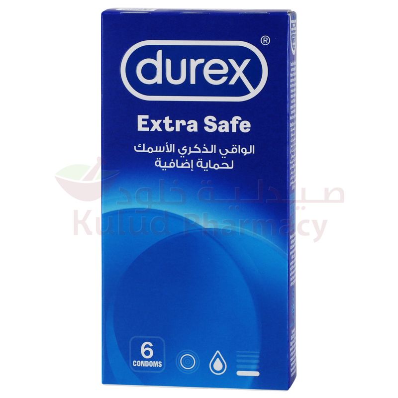 Durex Extra Safe Condom 6 PC | Condoms Durex Extra Safe Condom 6 PC | Condoms