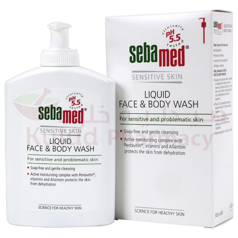 Buy Sebamed Face And Body Wash 300 ML Online - Kulud Pharmacy