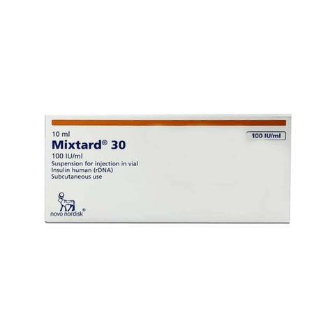 Buy Mixtard Injection 30 % 1 VL Online - Kulud Pharmacy