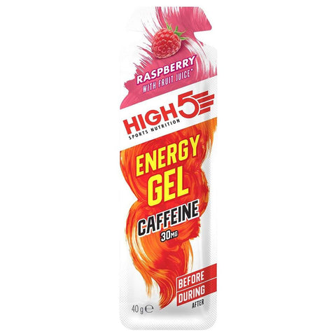 High 5 - Energy Gel Caffeine Raspberry With Fruit Juice 40gm