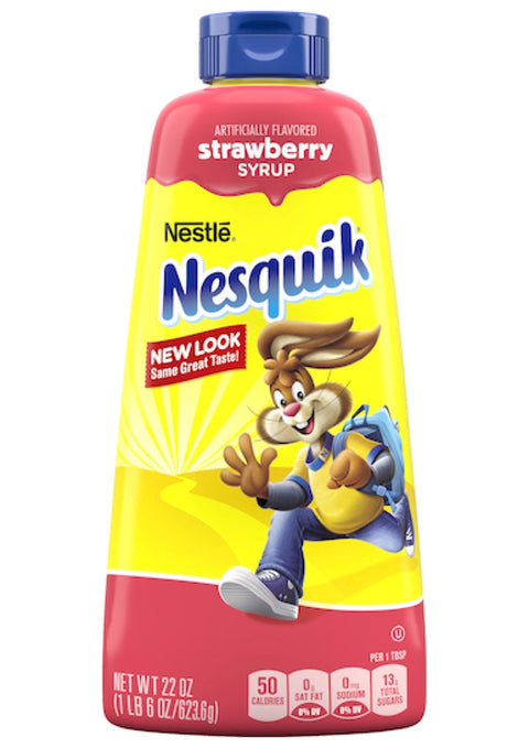 Nestle Nesquik Strawberry Syrup 22 Oz Us