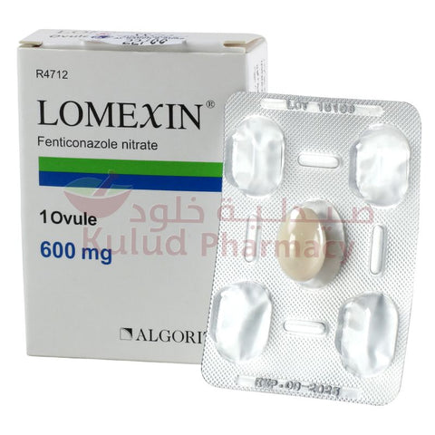 Buy Lomexin Vaginal Suppository 600 Mg 1 PC Online - Kulud Pharmacy