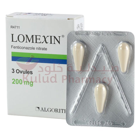 Buy Lomexin Vaginal Suppository 200 Mg 3 PC Online - Kulud Pharmacy