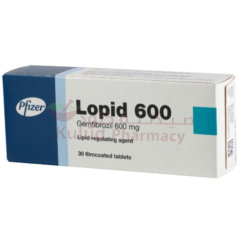 Buy Lopid Tablet 600 Mg 30 PC Online - Kulud Pharmacy