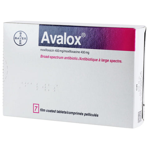 Buy Avalox Tablet 400 Mg 7 PC Online - Kulud Pharmacy