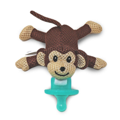 Babyworks Pacifier Friend with Pacifier "Moe" Monkey