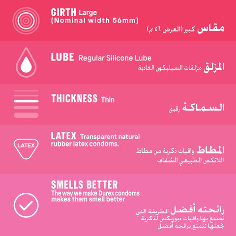 Durex Thin Feel Condoms - 6s