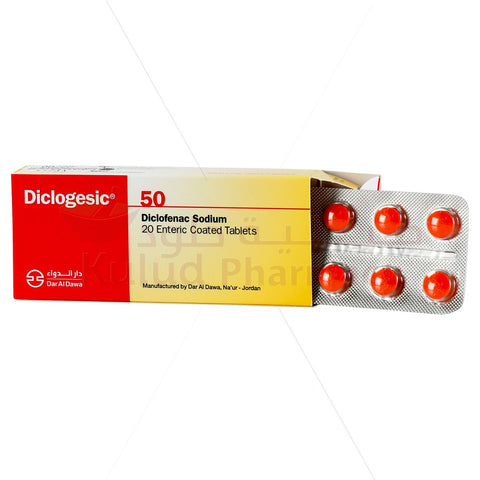Diclogesic Tablet 50 Mg 20 PC
