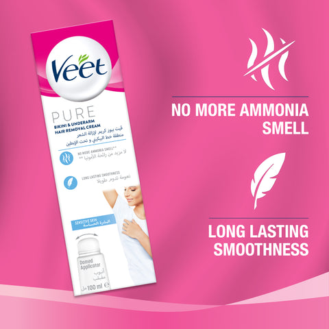 Veet Hair Removal Cream for Sensitive Skin, 100ml