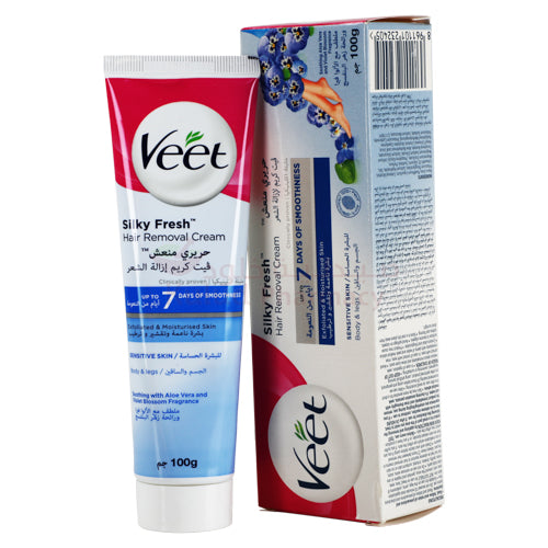 Veet Hair Removal Cream for Sensitive Skin, 100ml | Depilatory Creams Veet Hair Removal Cream for Sensitive Skin, 100ml | Depilatory Creams