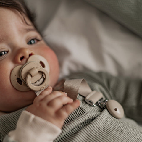 Elodie Details Bamboo Pacifier Silicone (Pure Khaki)