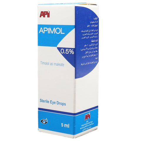 Buy Apimol 0.5% Eye Drops 5Ml 5ML Online - Kulud Pharmacy