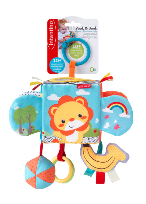 Infantino - Peek & Seek Sensory Discovery Cube