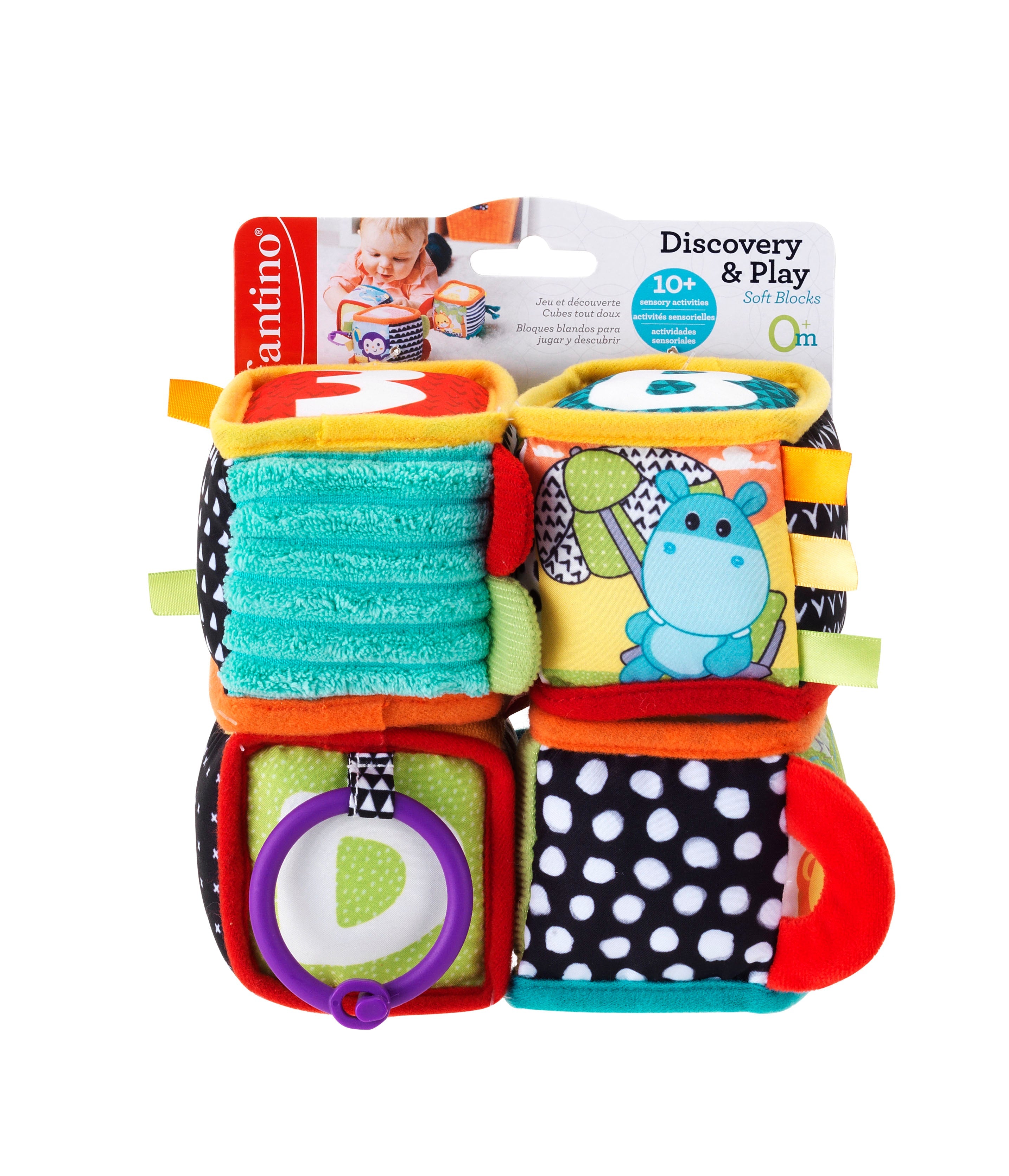 Infantino - Discovery & Play Soft Block | Soft Toys Infantino - Discovery & Play Soft Block | Soft Toys