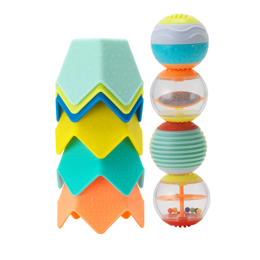 Sensory Stacking Cups & Activity Ball Set | Pre-School Sensory Stacking Cups & Activity Ball Set | Pre-School