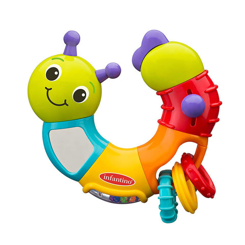 Infantino - Twist And Play Caterpillar Rattle