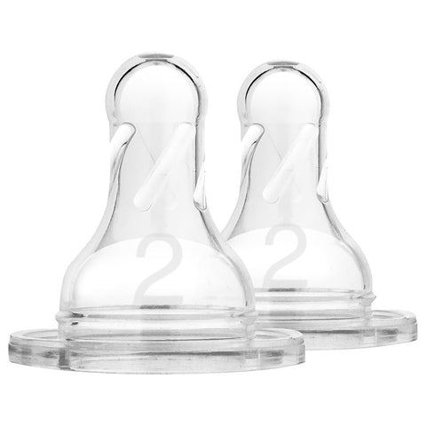 Level-2 Silicone Narrow Nipple, 2-Pack